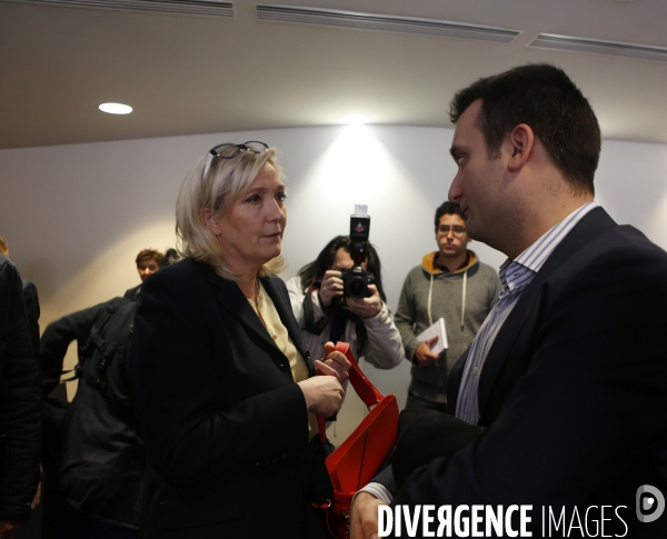 L Eurodéputée FN Sophie MONTEL lance le collectif Belaud-Argos en présence de Marine LE PEN