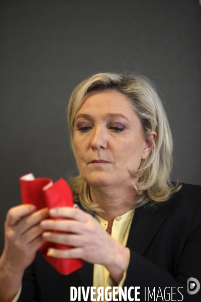 L Eurodéputée FN Sophie MONTEL lance le collectif Belaud-Argos en présence de Marine LE PEN