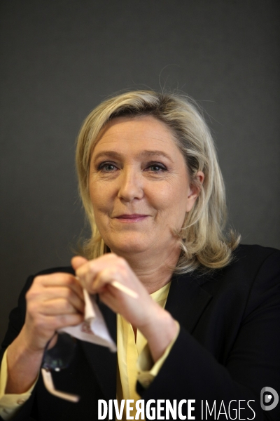 L Eurodéputée FN Sophie MONTEL lance le collectif Belaud-Argos en présence de Marine LE PEN