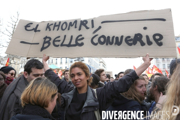 Manifestation contre la Loi El Khomri