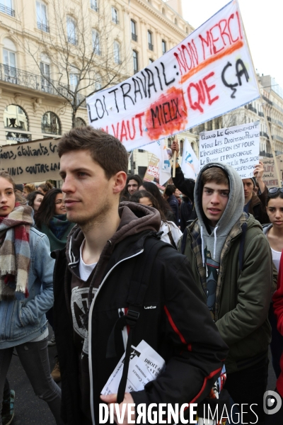 Manifestation contre la Loi El Khomri