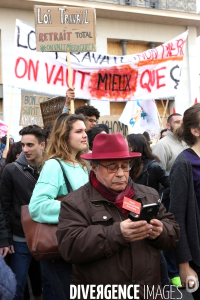 Manifestation contre la Loi El Khomri