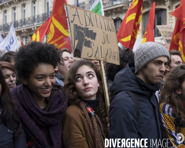 Manifestation contre le projet de loi travail