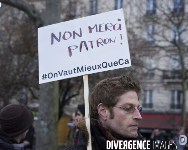 Manifestation contre le projet de loi travail