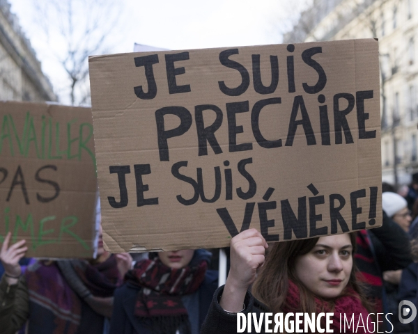 Manifestation contre le projet de loi travail