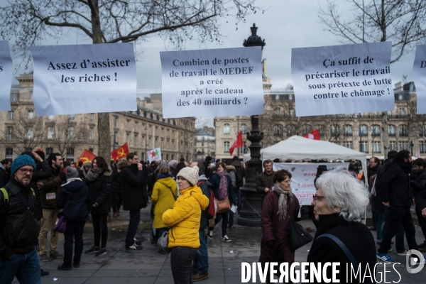 Manifestation contre la loi  travail-El-Khomri 