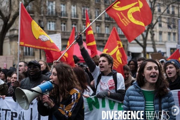 Manifestation contre la loi  travail-El-Khomri 