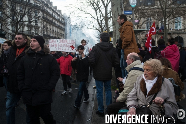 Manifestation contre la loi  travail-El-Khomri 
