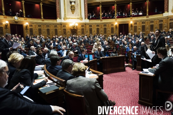 Senat, questions au gouvernement