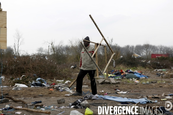 Démantèlement de la partie Sud de la Jungle de Calais