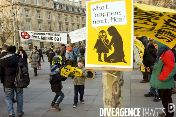 Rassemblement en hommage aux victimes de la catastrophe nucleaire de Fukushima