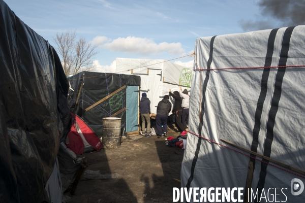 Démantèlement de la zone sud de la Jungle.