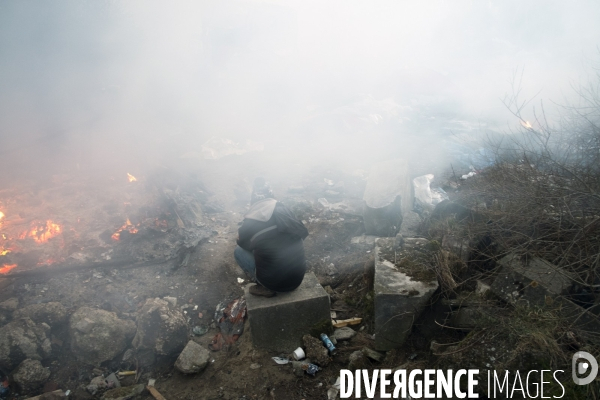 Démantèlement de la zone sud de la Jungle.