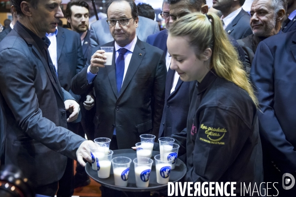 François Hollande au Salon de l Agriculture 2016