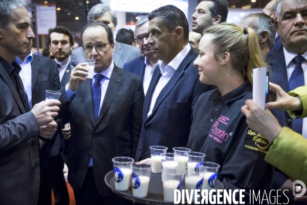 François Hollande au Salon de l Agriculture 2016