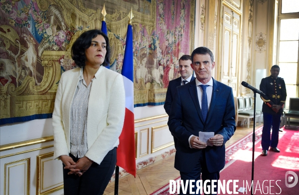 Manuel Valls reçoit les syndicats lycéens et étudiants