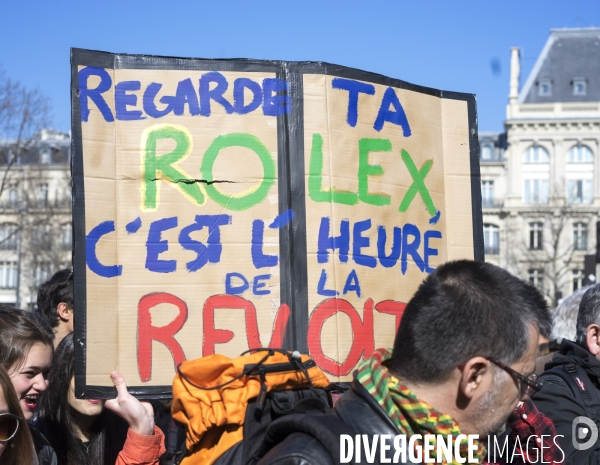 Manifestation contre le projet de loi travail