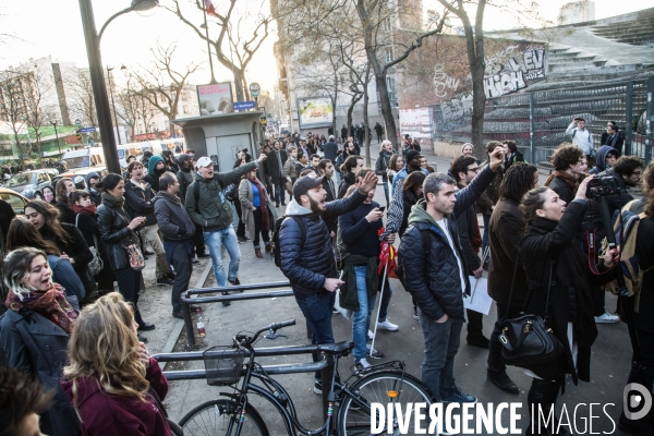 Loi El-Khomri : Echauffourées à l université Paris-I Tolbiac