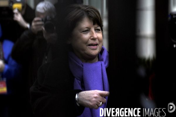 Bureau national du PS. Myriam El  Khomri et la réforme du Code du travail.
