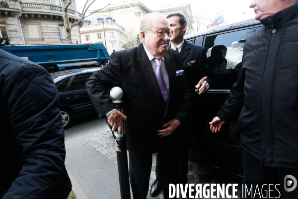 Conference de presse de jean marie le pen