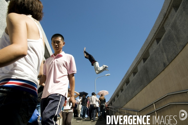 Le Parkour à Pékin - Parkour in Beijing