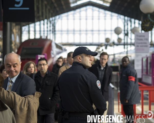 Arrivée du Thalys en Gare du Nord