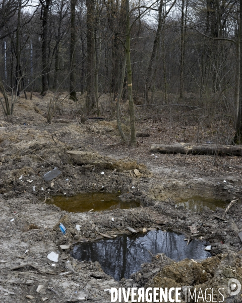 Champs sur Marne, vestiges d un camp roumain