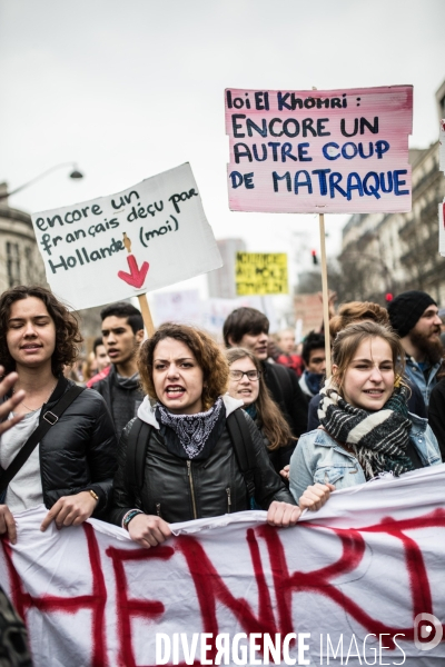 Loi El-Khomri : Manifestation du 24 mars 2016