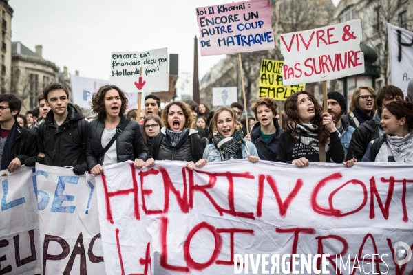 Loi El-Khomri : Manifestation du 24 mars 2016