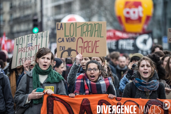 Loi El-Khomri : Manifestation du 24 mars 2016