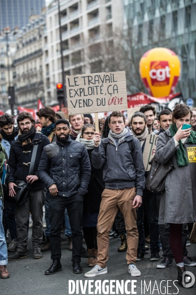 Loi El-Khomri : Manifestation du 24 mars 2016