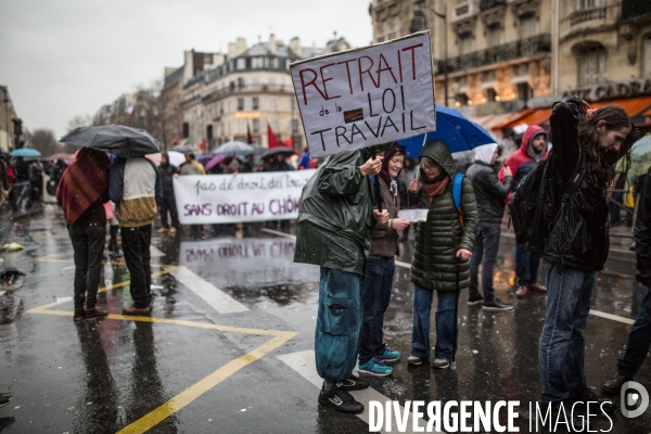 Loi El-Khomri : Manifestation du 31 mars 2016