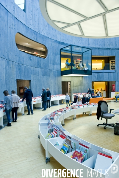 Mars2016. Mediatheque Oscar Niemeyer au Volcan du Havre