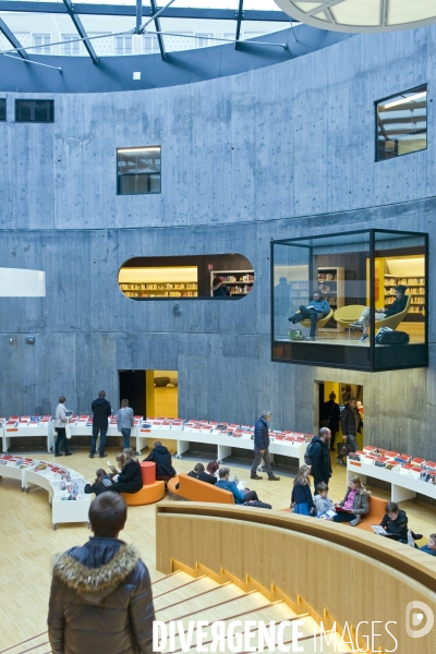 Mars2016. Mediatheque Oscar Niemeyer au Volcan du Havre