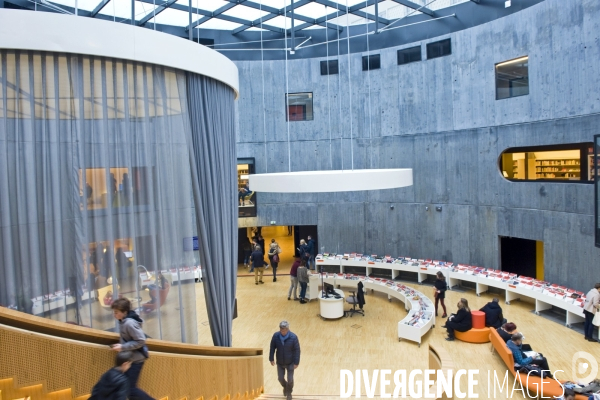 Mars2016. Mediatheque Oscar Niemeyer au Volcan du Havre