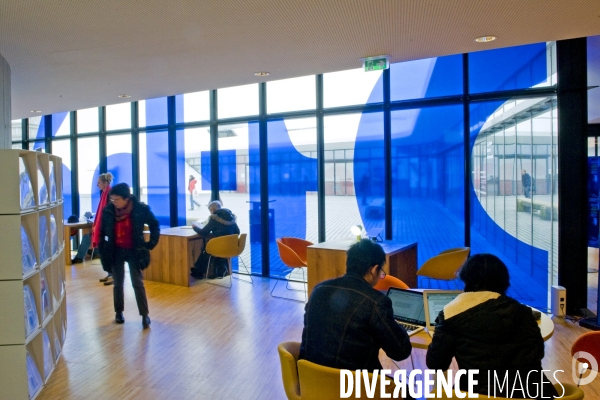 Mars2016. Mediatheque Oscar Niemeyer au Volcan du Havre