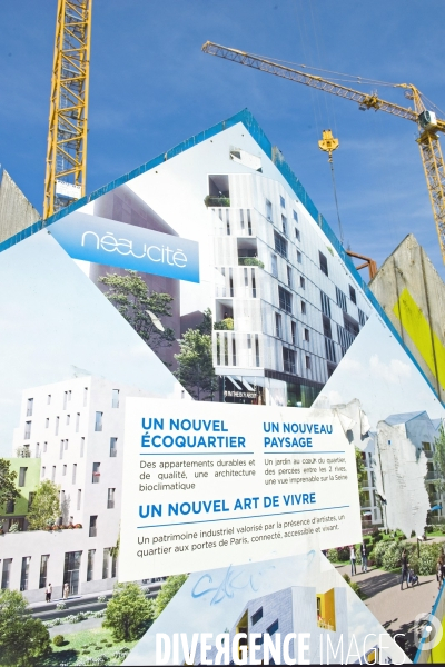 Mars2016.Le Grand Paris.L eco quartier Neaucite a Saint Denis