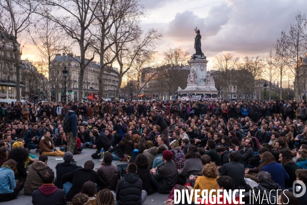 Nuit debout, République