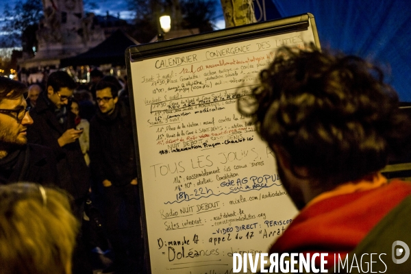 Nuit Debout 37 & 38 Mars, Paris.