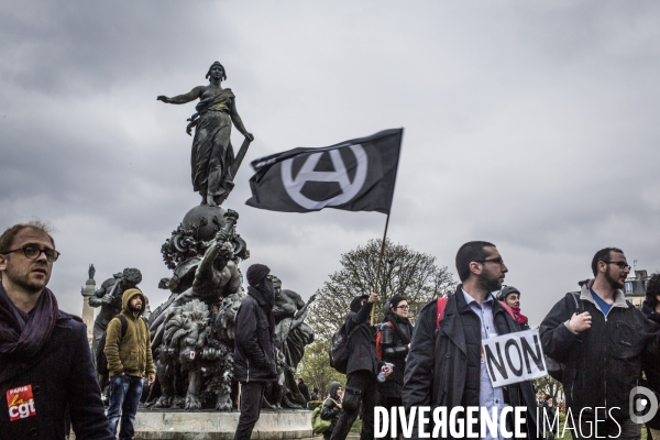 Fin de Manif - 9 avril, Paris.