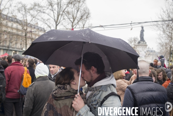 Nuit Debout place de la République 9 avril 2016