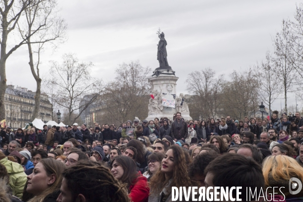 Nuit Debout place de la République 9 avril 2016