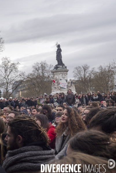 Nuit Debout place de la République 9 avril 2016