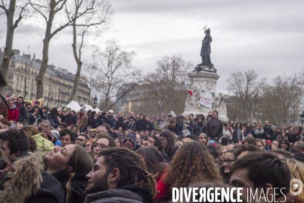 Nuit Debout place de la République 9 avril 2016