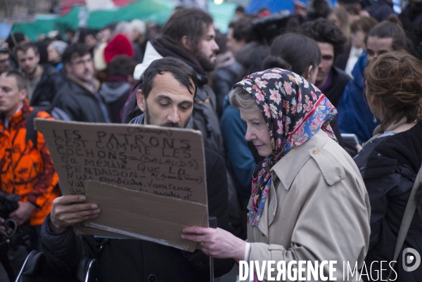 Nuit Debout place de la République 9 avril 2016