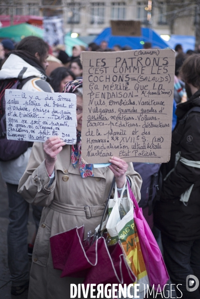 Nuit Debout place de la République 9 avril 2016