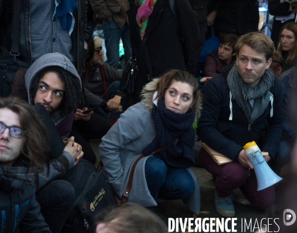 Place de la République, le mouvement Nuit Debout