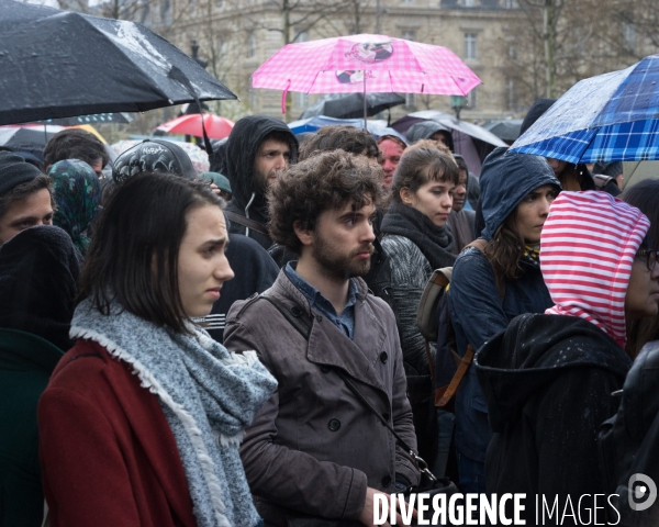 Place de la République, le mouvement Nuit Debout