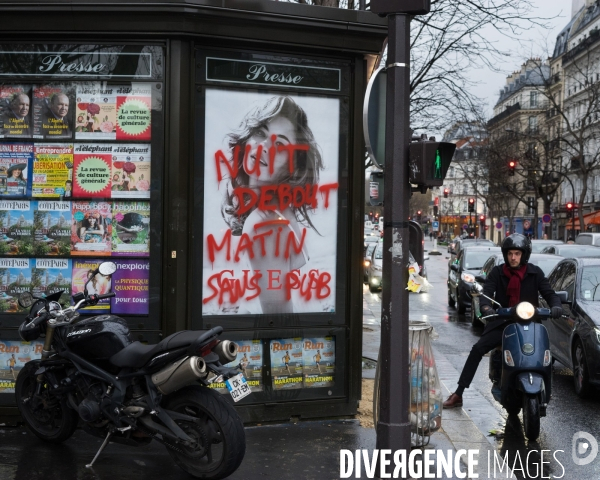 Place de la République, le mouvement Nuit Debout