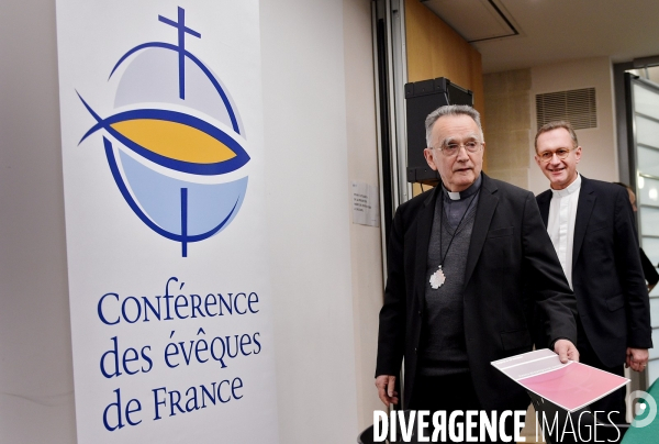 Conférence de presse de Mgr Georges Pontier et de Mgr Olivier Ribadeau Dumas